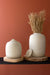 Off-white Ceramic Canisters Set of 2 | Island Decor | Vases