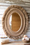 Oval Mirror with Jute Detail | Island Decor | Mirrors