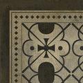Pattern 05 Holmes  Vintage Vinyl Floorcloth Runner | Coastal Decor | Rugs