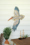 Painted Metal Pelican | Coastal Decor | Wall Art