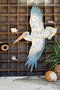 Painted Metal Pelican | Coastal Decor | Wall Art