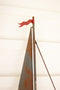 Painted Metal Sailboat Wall Hangings Set of 2 | Coastal Decor | Wall Art
