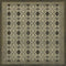 Pattern 05 Holmes Vintage Vinyl Floorcloth Square | Coastal Decor | Rugs