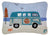 Peace at the Beach Hooked Wool Pillow | Coastal Decor | Pillows