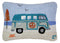 Peace at the Beach Hooked Wool Pillow | Coastal Decor | Pillows