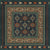 Persian Bazaar Balouch Sambay Vintage Vinyl Floorcloth Square | Island Decor | Rugs