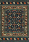 Persian Bazaar Balouch Sambay Vinyl Floorcloth Rectangle | Island Decor | Rugs