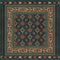 Persian Bazaar Balouch Sambay Vintage Vinyl Floorcloth Square | Island Decor | Rugs