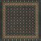 Persian Bazaar Balouch Sambay Vintage Vinyl Floorcloth Square | Island Decor | Rugs