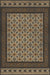 Persian Bazaar Balouch Zargul Vinyl Floorcloth Rectangle | Island Decor | Rugs