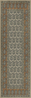 Persian Bazaar Kintala Frumos Vintage Vinyl Floorcloth Runner | Coastal Decor | Rugs
