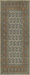 Persian Bazaar Kintala Frumos Vintage Vinyl Floorcloth Runner | Coastal Decor | Rugs