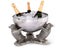 Pewter Penguin Ice Tub | Coastal Decor | Decorative Bowls