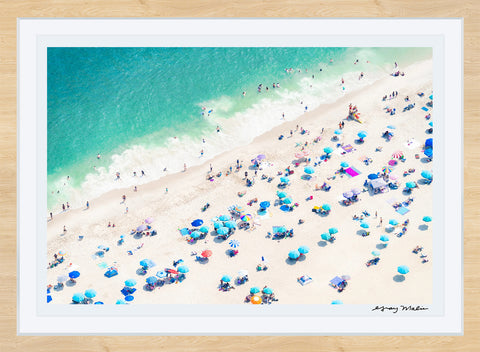 Point Pleasant Beachgoers, New Jersey Photographic Print | Coastal Decor | Wall Art