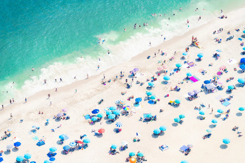 Point Pleasant Beachgoers, New Jersey Photographic Print | Coastal Decor | Wall Art