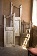 Repurposed Matching Wood and Iron Saloon Doors Set of 2 | Nautical Decor | Wall Art