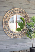 Round Bamboo Mirror | Island Decor | Mirrors