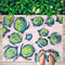 Sea Turtles On Pink Floor Cloth | Coastal Decor | Rugs