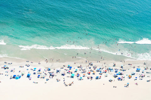 Sea Isle City Beach, New Jersey  Photographic Print | Coastal Decor | Wall Art