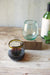 Stemless Wine Glass with Amber Rim Set of 6 | Coastal Decor | Home Accessories