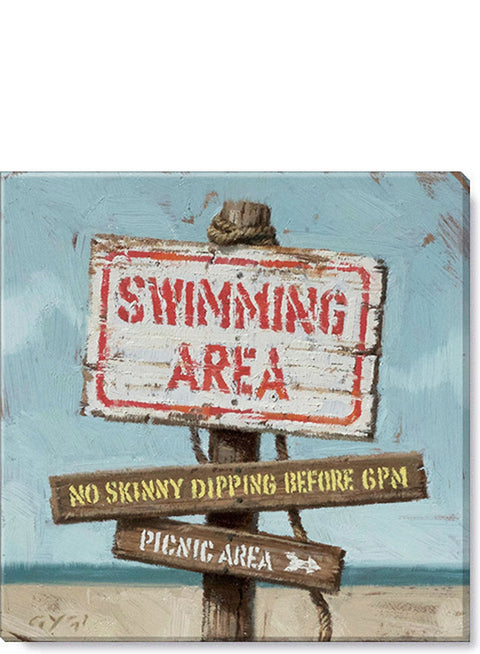 Summer Sign Canvas Print | Coastal Decor | Wall Art