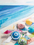 Summertime Sun Diptych Canvas Prints | Coastal Decor | Wall Art