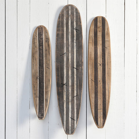 Surfboards Set of 3 | Island Decor | Wall Art