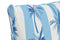 The Cabana Stripe Palms Pillow Blue | Island Decor | Pillows