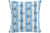 The Cabana Stripe Palms Pillow Blue | Island Decor | Pillows