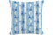 The Cabana Stripe Palms Pillow Blue | Island Decor | Pillows