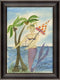The Captains Sweetheart Mermaid Framed Print | Island Decor | Wall Art