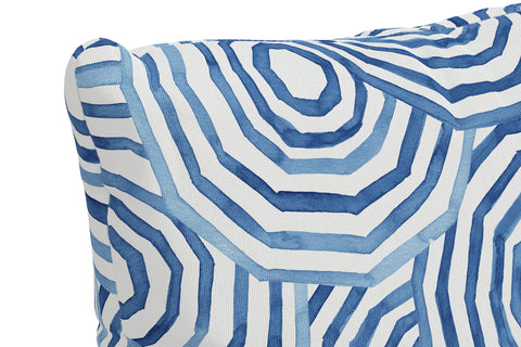 The Umbrella Swirl Pillow Navy | Coastal Decor | Pillows