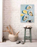 The World is Your Oyster Canvas Print | Coastal Decor | Wall Art