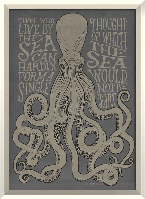 Those Who live by the Sea Framed Print | Coastal Decor | Wall Art