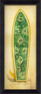 Tropical Surfboard Framed Print | Island Decor | Wall Art