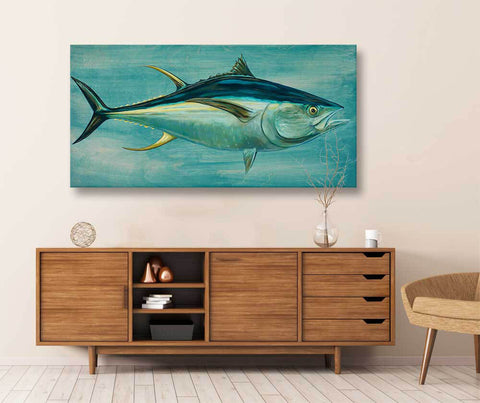 Yellow Fin Canvas Print | Coastal Decor | Wall Art