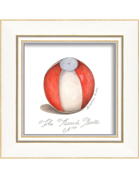 Beach Ball Framed Print | Coastal Decor | Wall Art