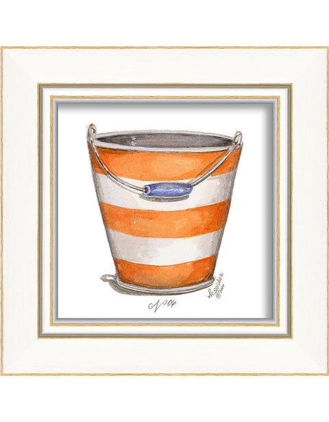 Beach Pail Framed Print | Coastal Decor | Wall Art