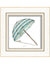 Beach Umbrella Framed Print | Coastal Decor | Wall Art