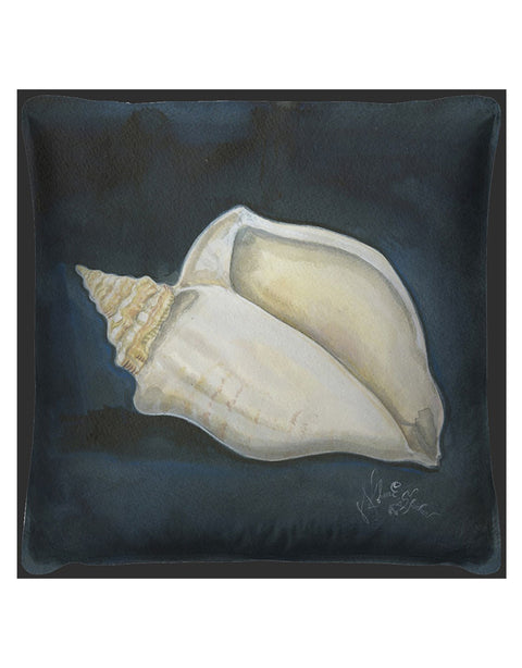 Conch Shell Pillow | Coastal Decor | Pillows