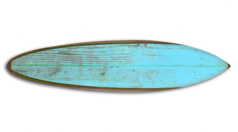 Distressed and Rustic Surfboard Wood Panel | Island Decor | Wall Art