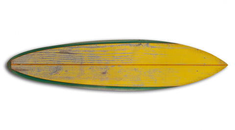 Distressed and Rustic Surfboard Wood Panel | Island Decor | Wall Art