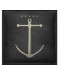 Five Star Anchor  Pillow | Nautical Decor | Pillows