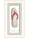 Flip Flop Framed Print | Coastal Decor | Wall Art