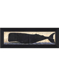 Folded Nantucket Whale Framed Print | Nautical Decor | Wall Art