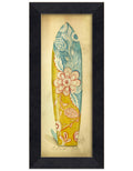 Island Style Surfboard Framed Print | Island Decor | Wall Art