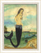 I've Been Spotted Mermaid Framed Print | Island Decor | Wall Art