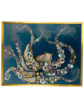 Octopus in the Deep Blue Sea Canvas Print | Coastal Decor | Wall Art