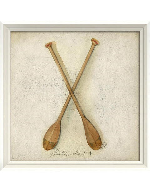 Paddles Framed Print | Nautical Decor | Wall Art