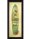 Palm Style Surfboard Framed Print | Island Decor | Wall Art